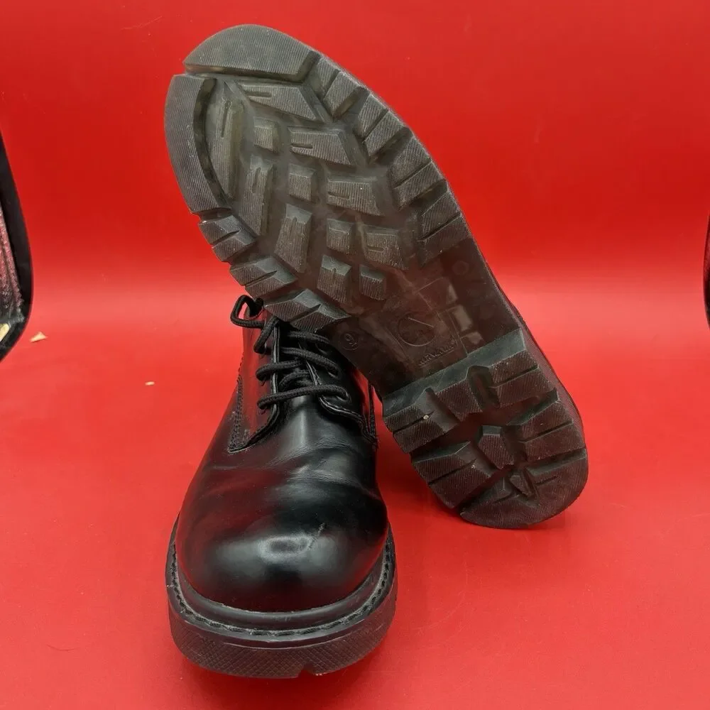 Airwalk Men's Black Round Toe Chunky Oxford Style Lace-Up Shoes Size 9